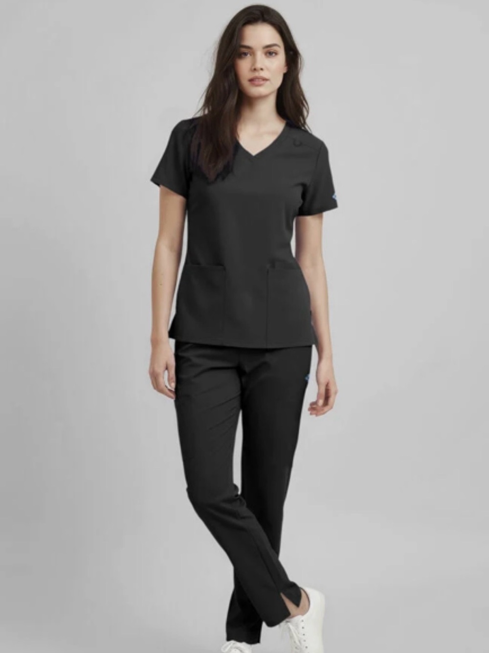 Women’s Black Scrub Pants - Classic Fit